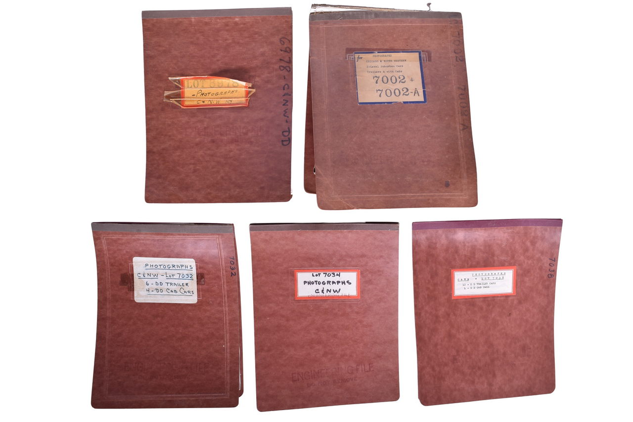 2528 - 169 Chicago and North Western Railroad Bi-Level Passenger Fleet Builders Photos from Pullman Archives thumbnail