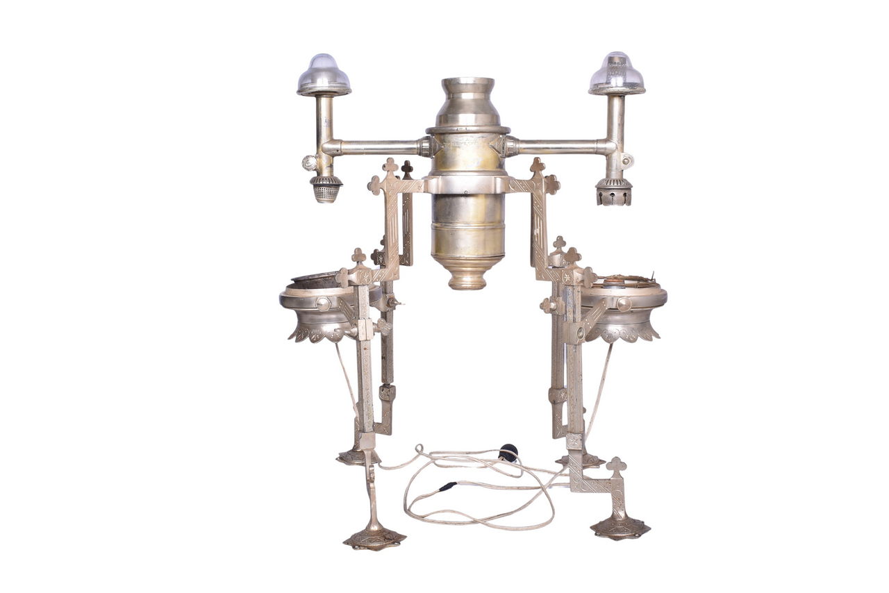 2550 - Adams & Westlake Railroad Passenger Car Chandelier - Electrified, Patent Date June 13, 1976 thumbnail