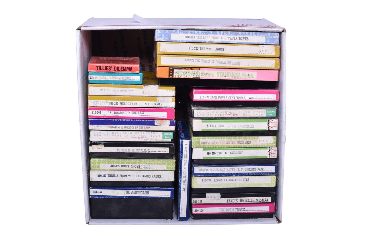 2560 - Twenty-Five Blackhawk 8 Millimeter Railroad Films thumbnail