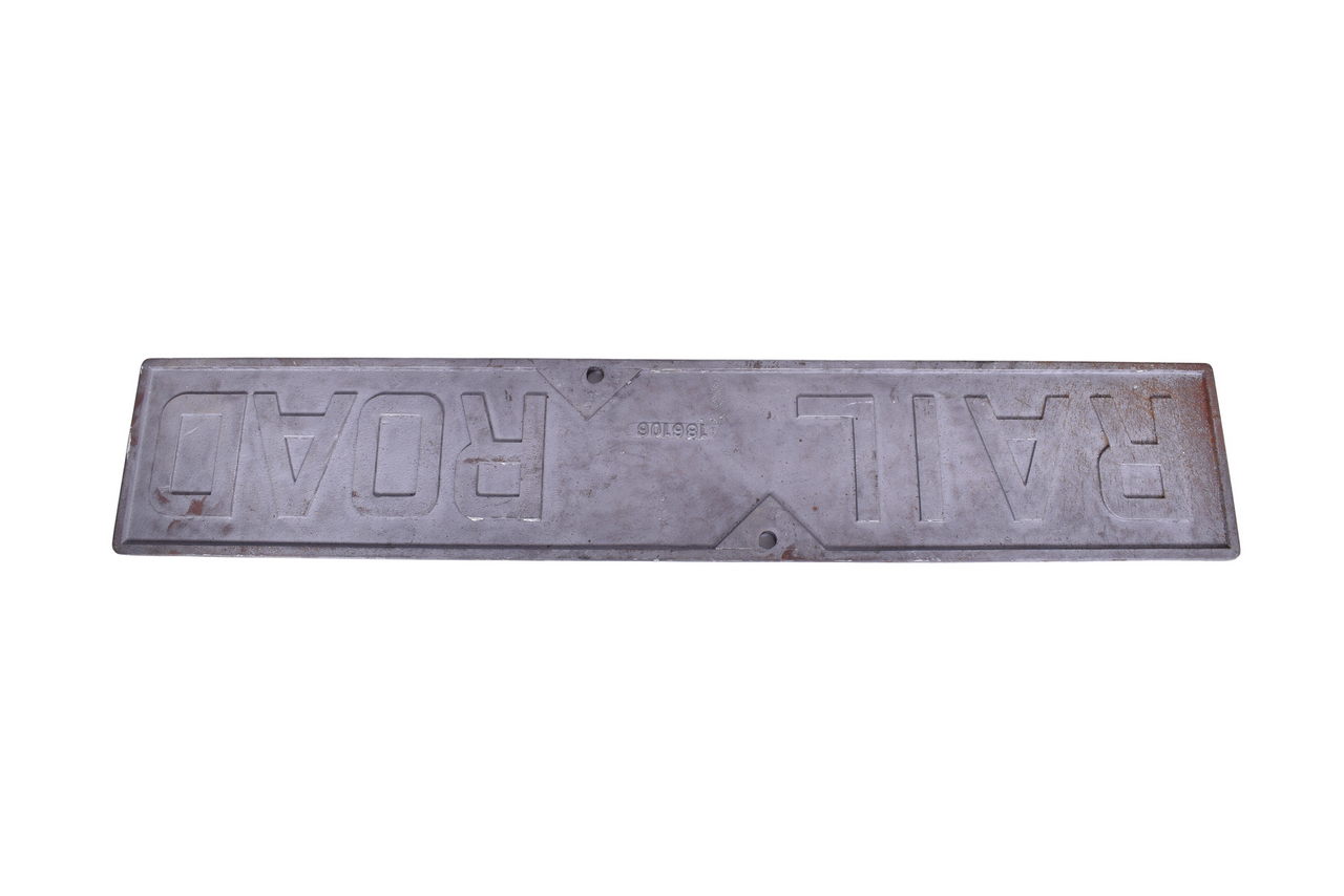 2616 - Cast Iron Railroad Crossing Crossbuck Sign - 