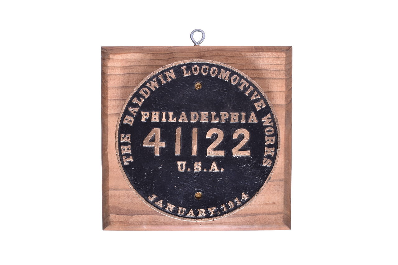 2631 - Missouri Pacific Locomotive #1258 Baldwin Builders Plate thumbnail