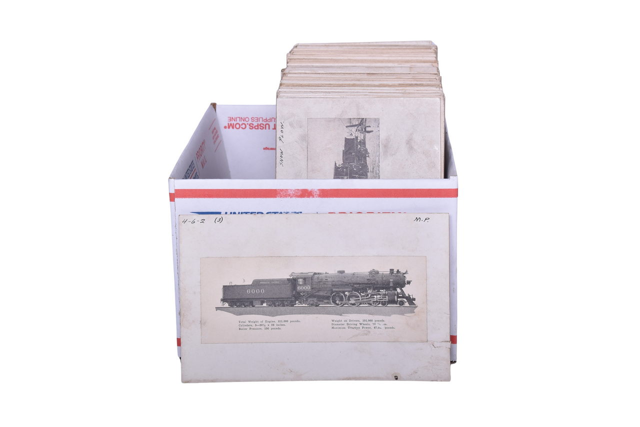 2658 - Over 200 Railroad Steam Locomotive Specification Cards thumbnail