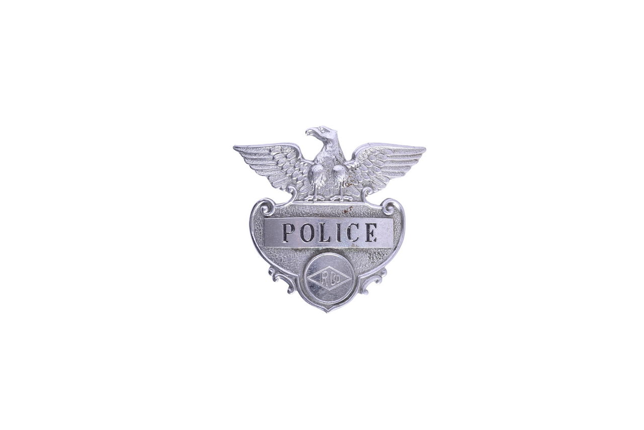 2711 - Reading Company Railroad F.G. Clover Co. Police Badge thumbnail