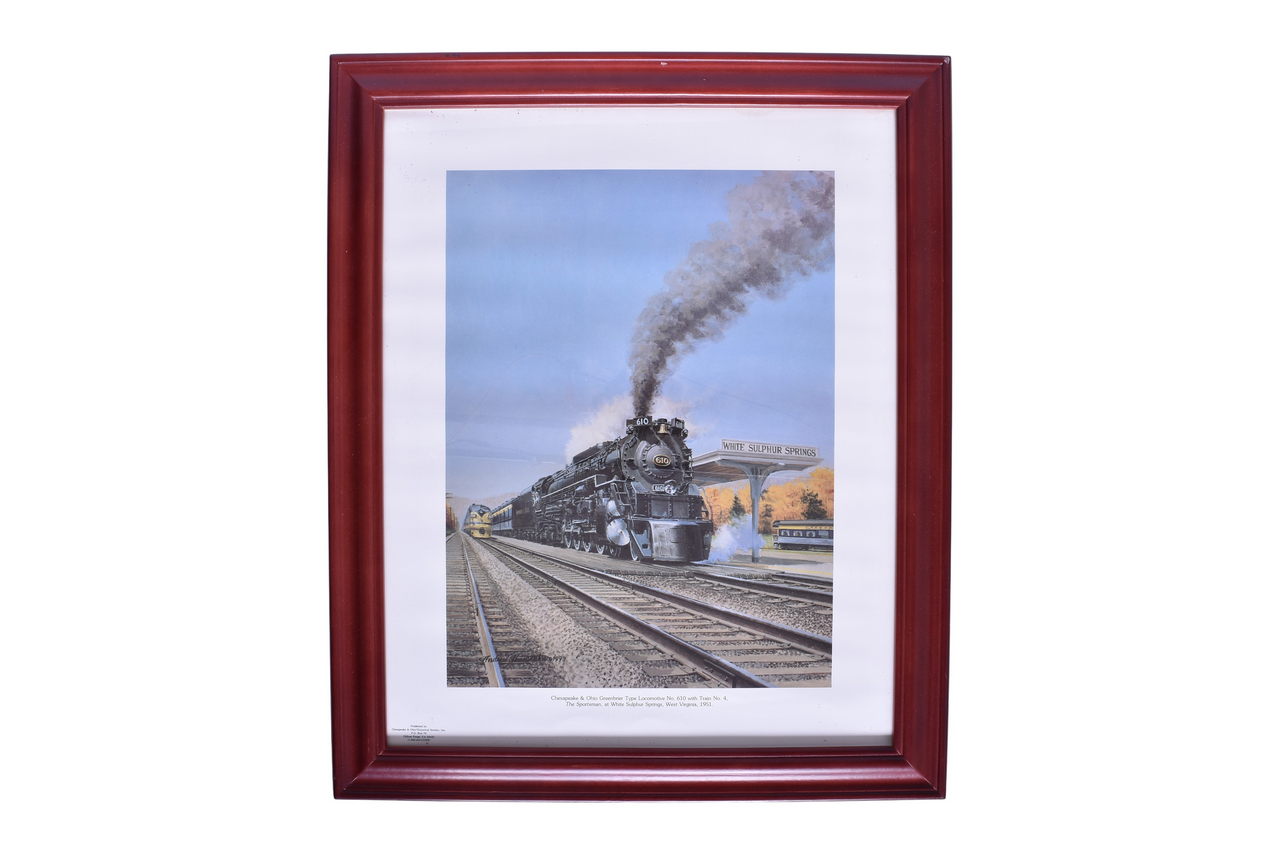 3066 - Framed Copy of Chesapeake and Ohio's 