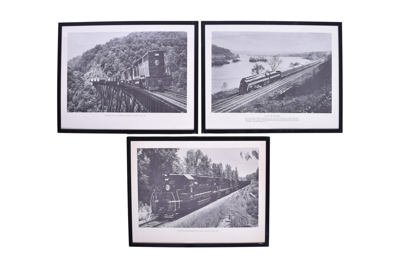 3072 - Trio of Norfolk and Western Railway Locomotive Prints - SD-35, SD-40, Powhatan Arrow thumbnail