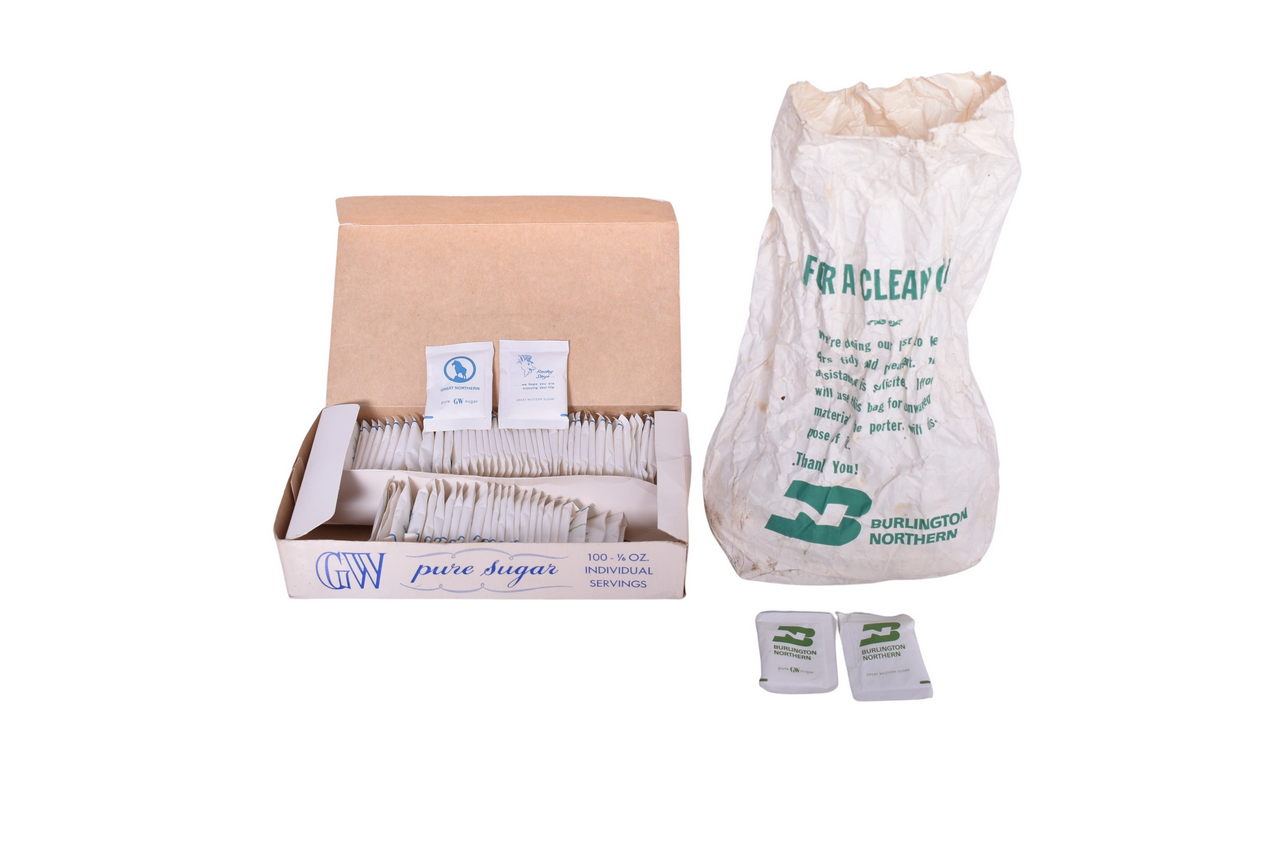 3090 - Great Northern and Burlington Northern Great Western Sugar Packets thumbnail