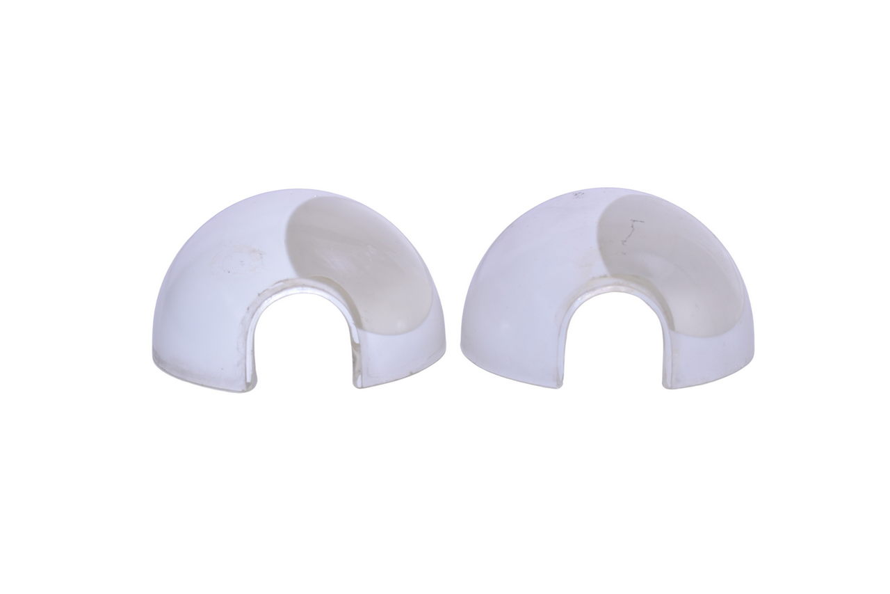 3146 - Pair of Pullman Passenger Car Reading Light Glass Shades thumbnail