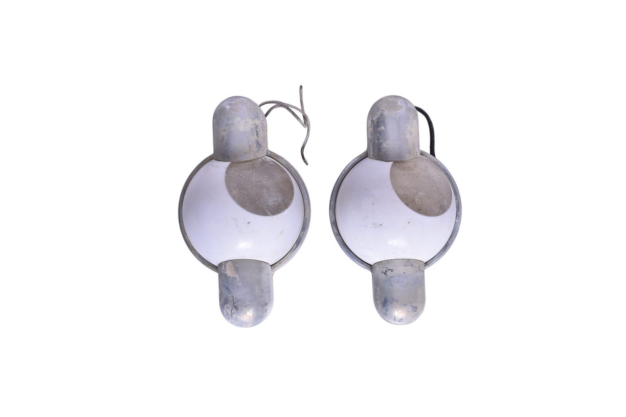 3158 - Pair of Pullman Passenger Car Reading Lights thumbnail