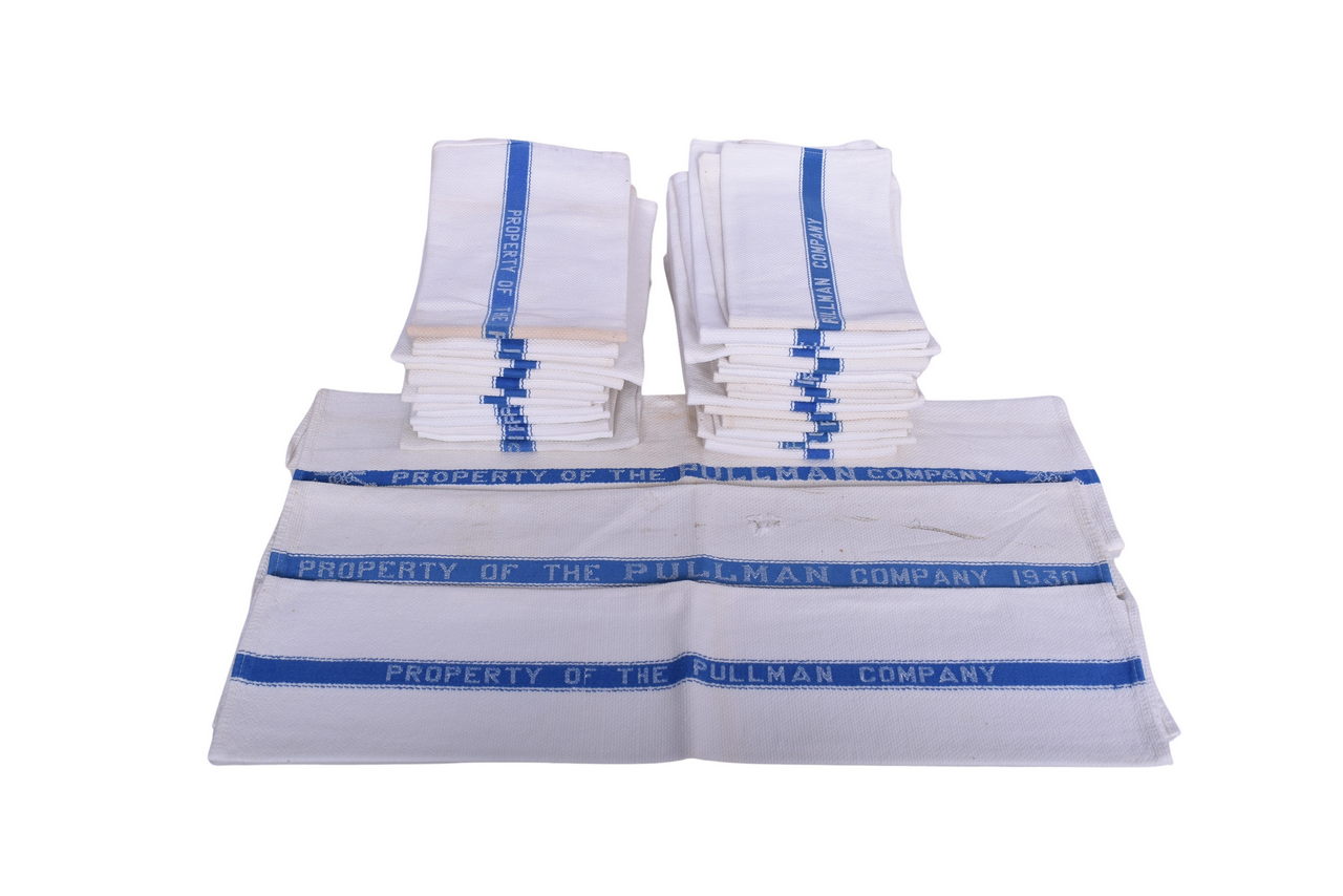 3167 - Thirty-Three Pullman Company Railroad Hand Towels thumbnail