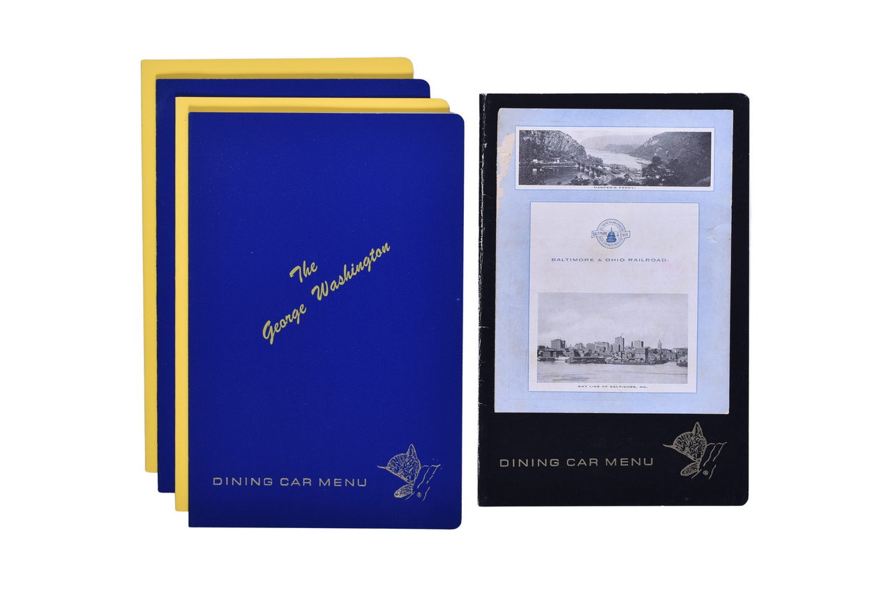 3181 - 1916 Baltimore and Ohio Railroad Special Menu and Five Chessie Menus thumbnail