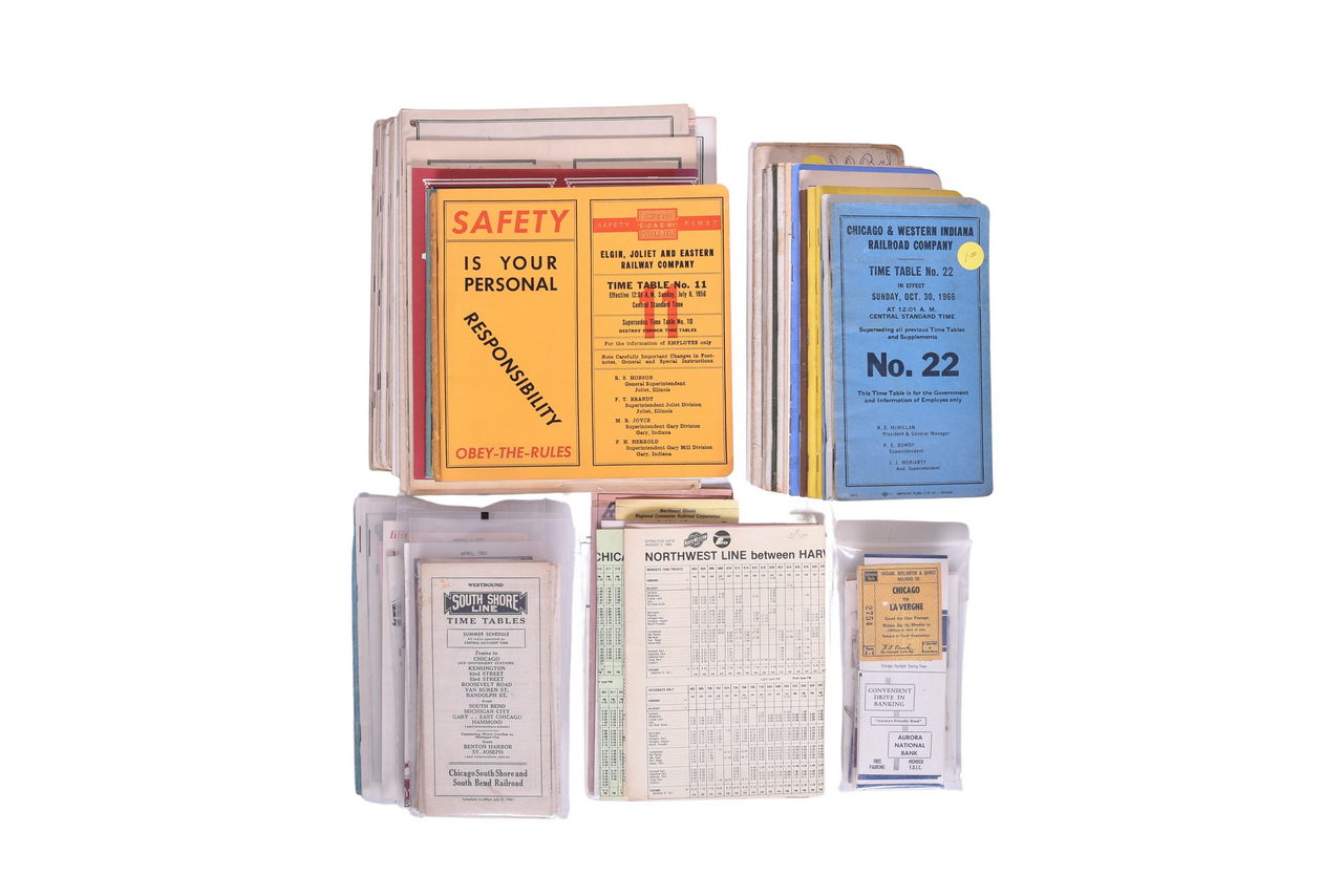 3200 - 80+ Midwestern Railroad Public and Employee Timetables - Monon, Bessemer and Lake Erie, thumbnail