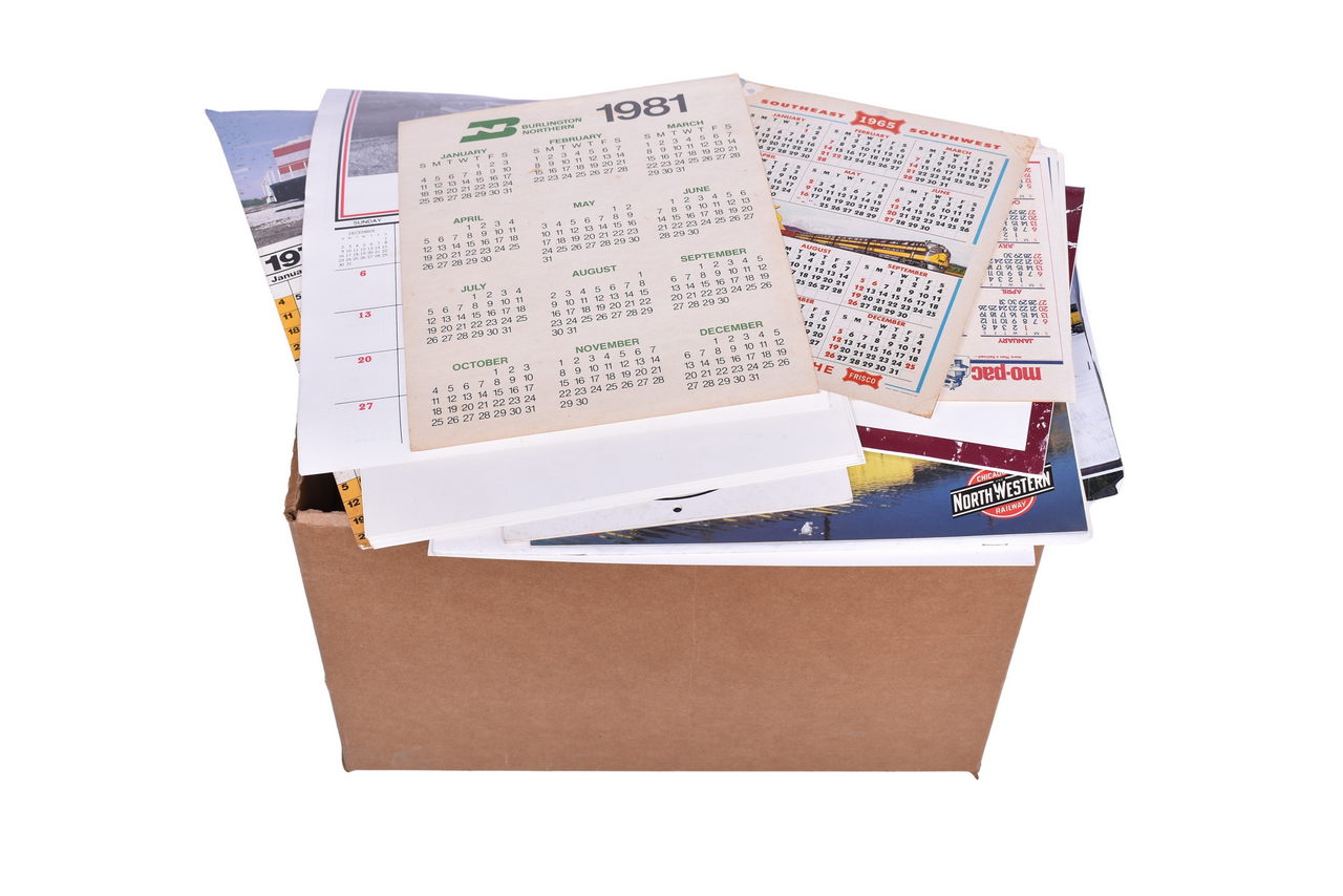 3208 - 1000+ Pages of Railroad Stationary / Correspondence and Calendars thumbnail