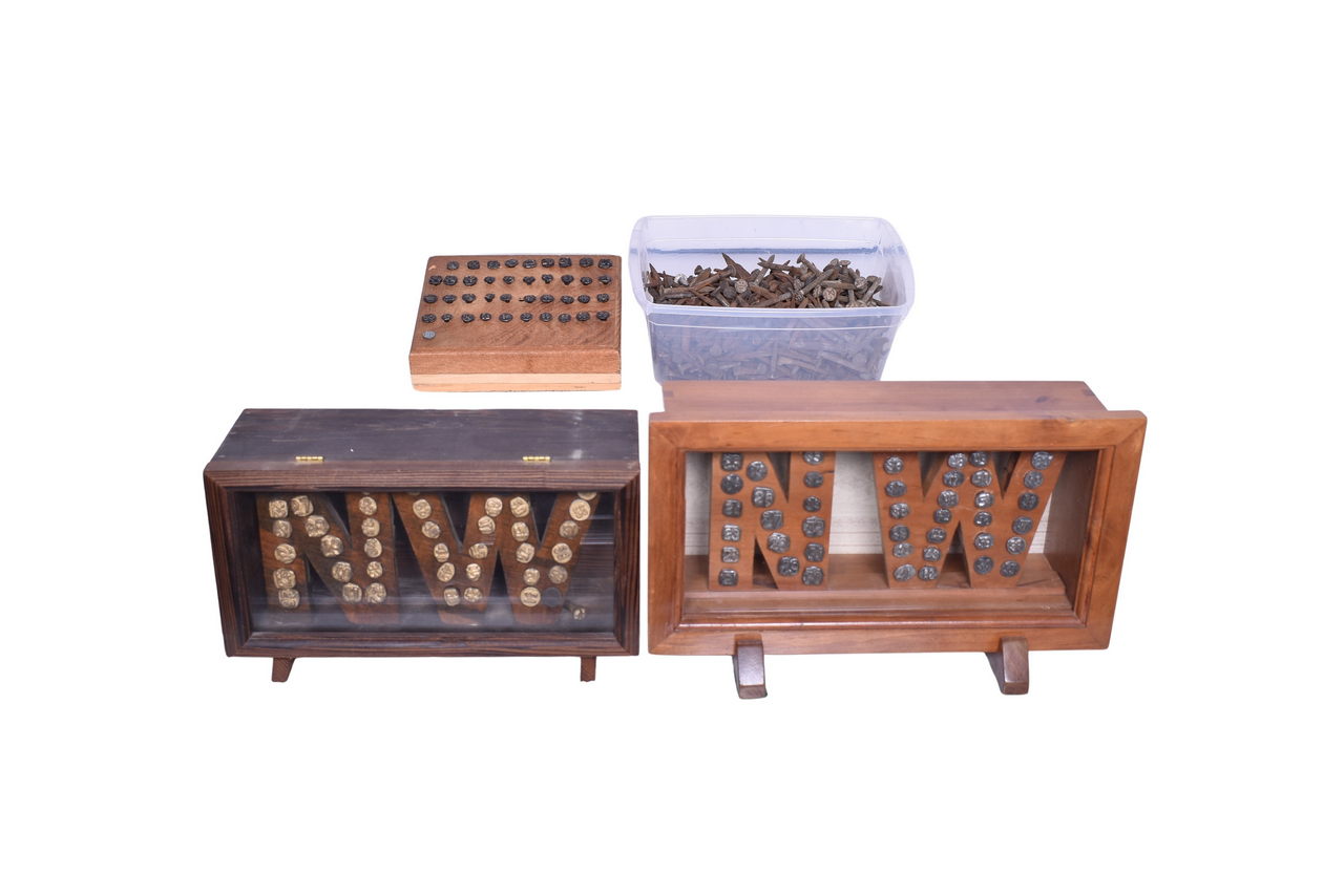 3214 - 200+ Railroad Tie Date Nail Collection thumbnail