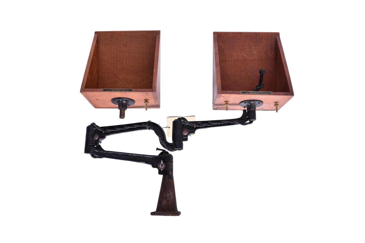 3428 - J.H. Bunnell Telegraph Desk Mount and Swivel Arm thumbnail
