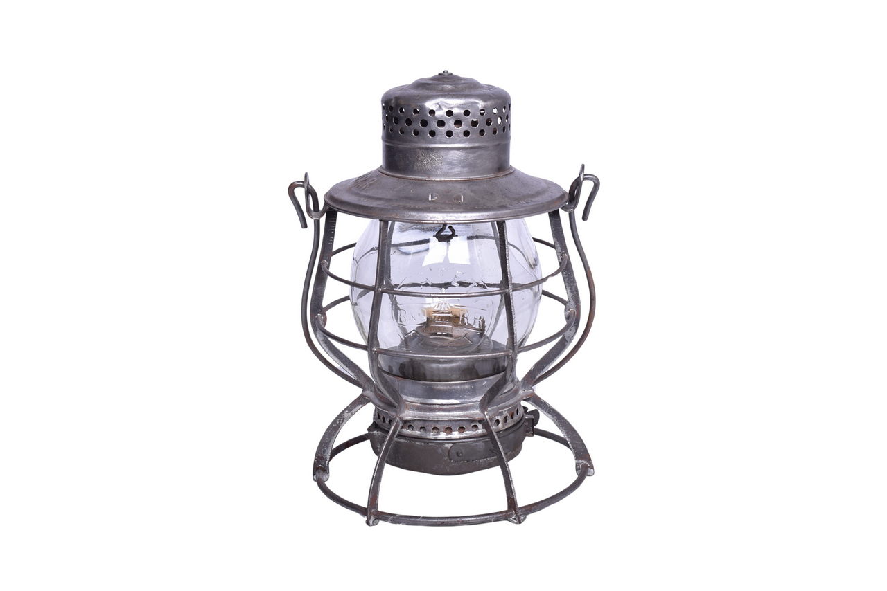 3488 - Keystone Casey Baltimore and Ohio Railroad Lantern with Capital Dome Cast Globe thumbnail