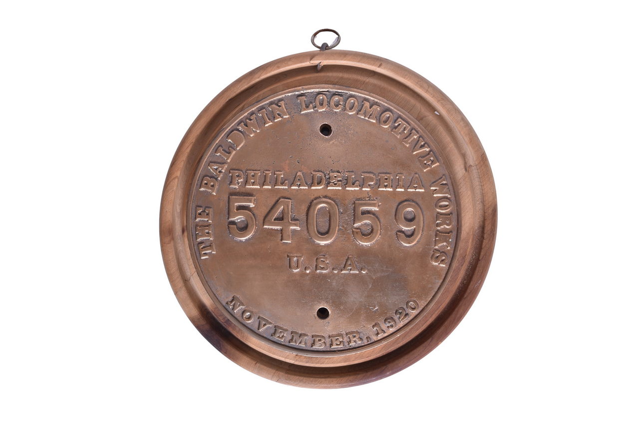 3503 - Baldwin Locomotive Works Builders Plate - Oeste de Minas 4-6-0 #132 thumbnail