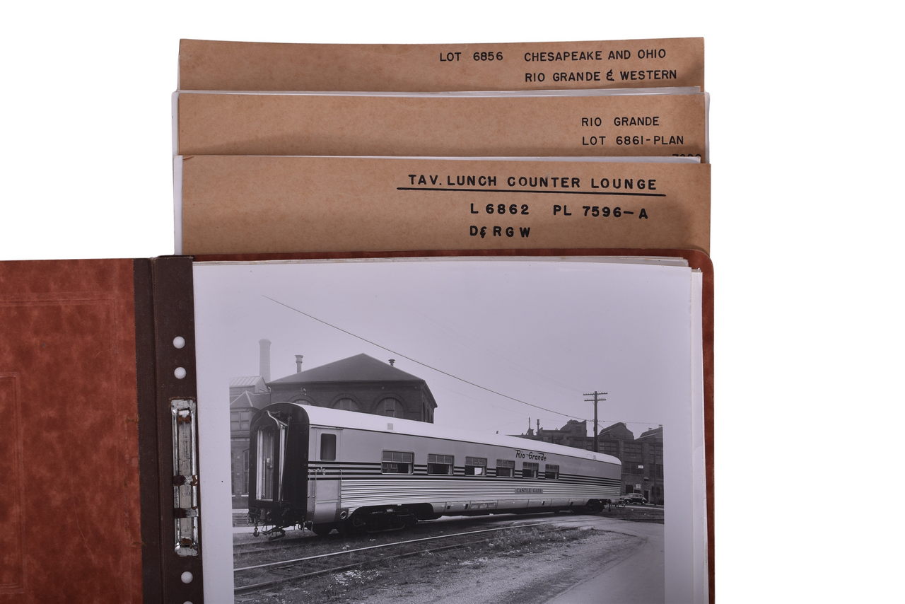 3548 - 34 Denver and Rio Grande Western Passenger Car Builders Photos from Pullman thumbnail