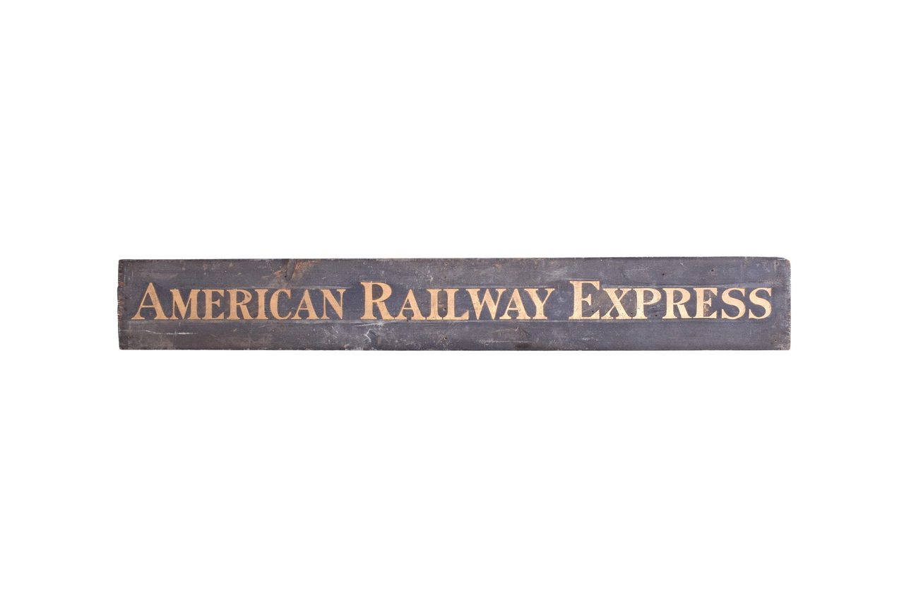3550 - American Railway Express Wooden Sign thumbnail