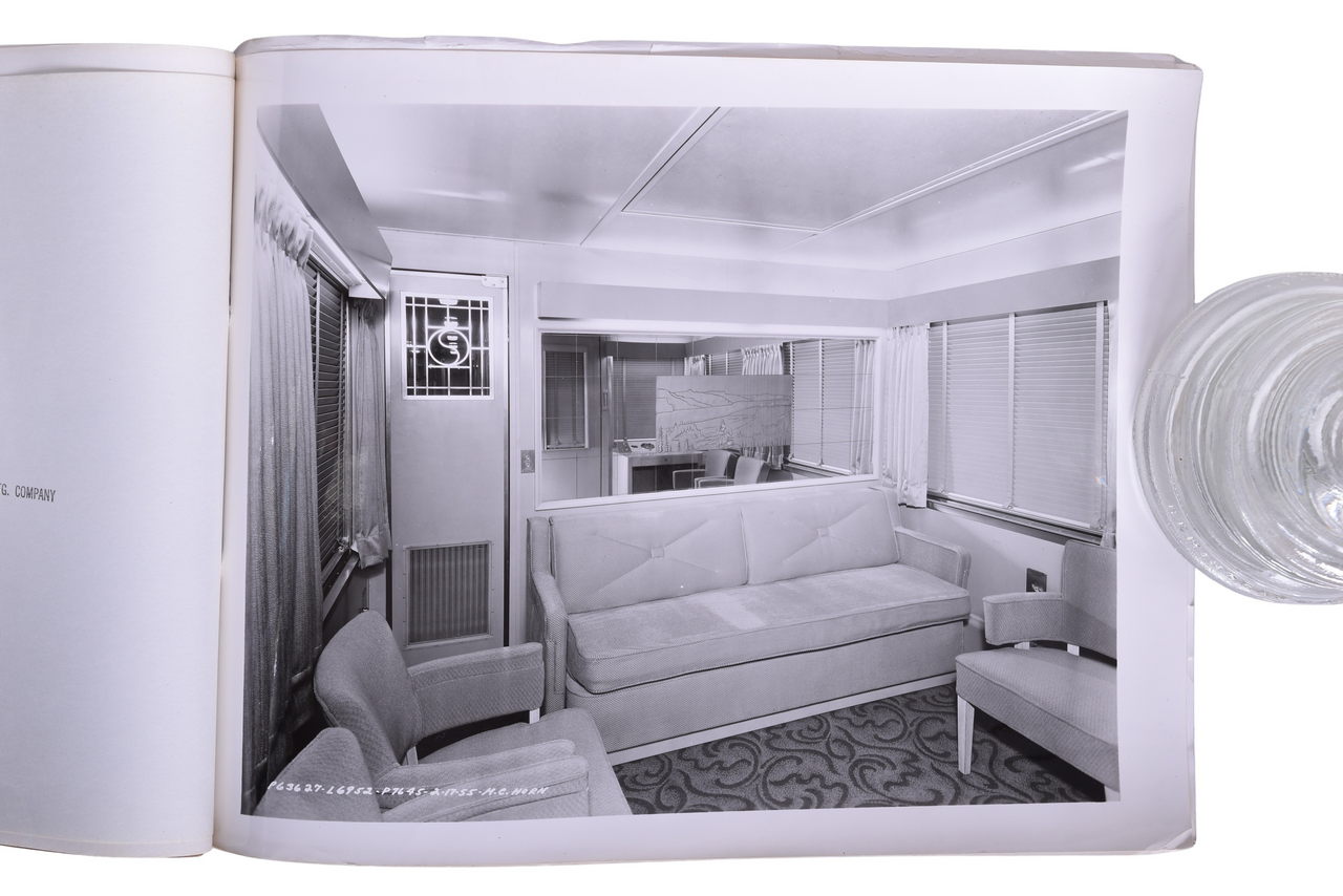 3552 - 14 Northern Pacific Business and Heavyweight Car Photos - Clark Fork River, North Coast Limited, Diner thumbnail