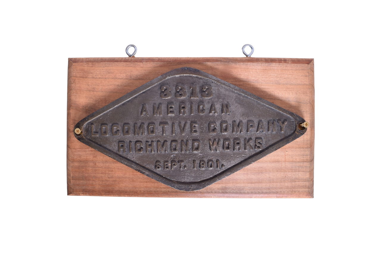 3576 - ALCO / Richmond Works Mississippi River & Bonne Terre Railway #11 2-8-0 Steam Locomotive Builders Plate thumbnail