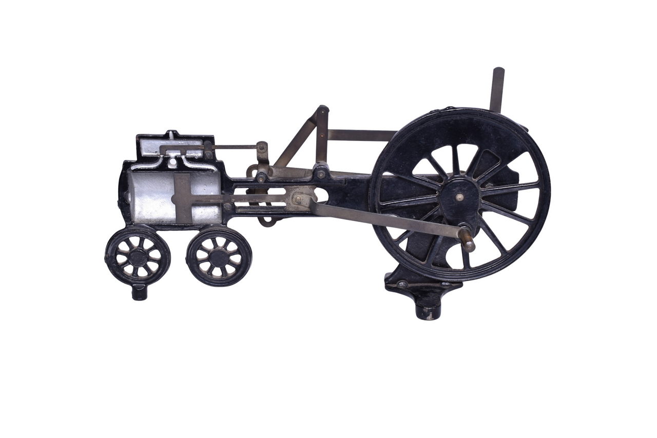 3588 - Steam Piston Locomotive Engine Instructional Model - Operating Railroad Running Gear Desk Display thumbnail