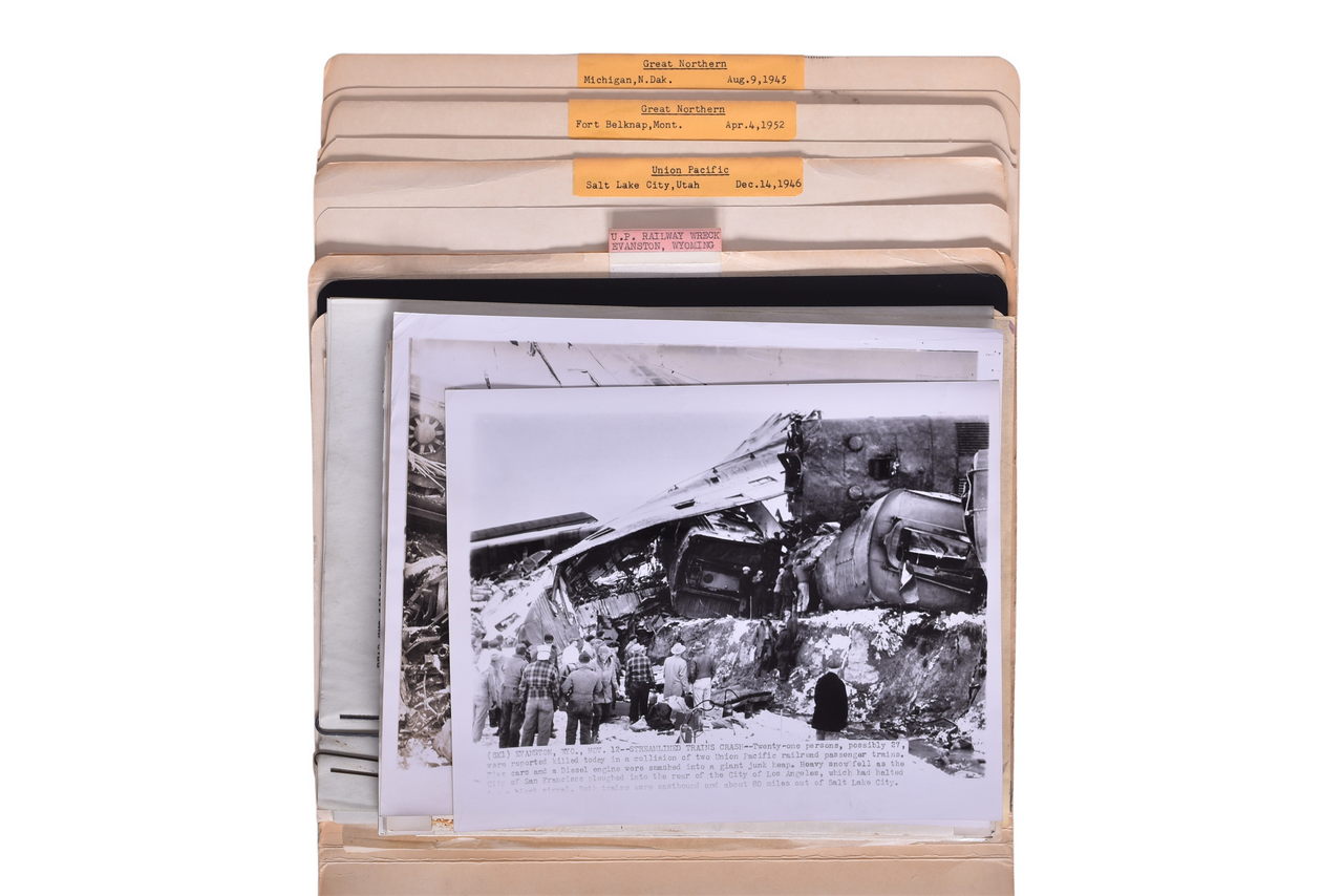 3604 - Union Pacific and Great Northern Railroad Wreck Files from the Budd Company Archives thumbnail