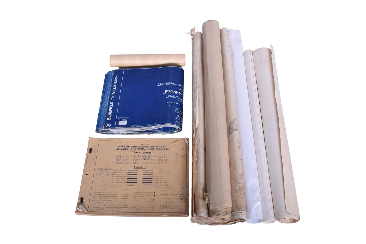 3650 - Norfolk and Western Railway / Norfolk Southern Maps and Track Charts thumbnail