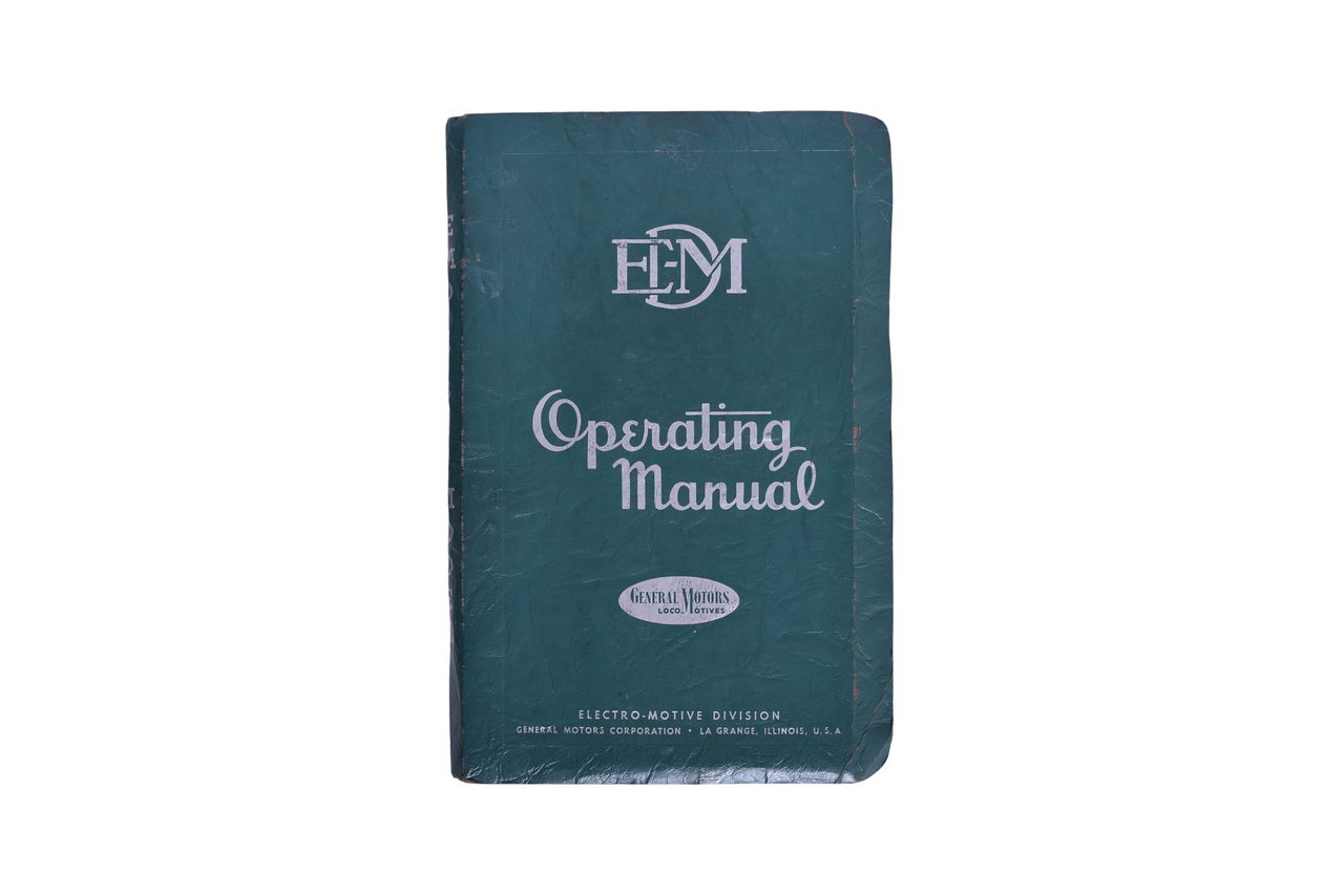 3684 - General Motors Electro-Motive Division Operating Manual for Gulf Mobile and Ohio Railroad thumbnail