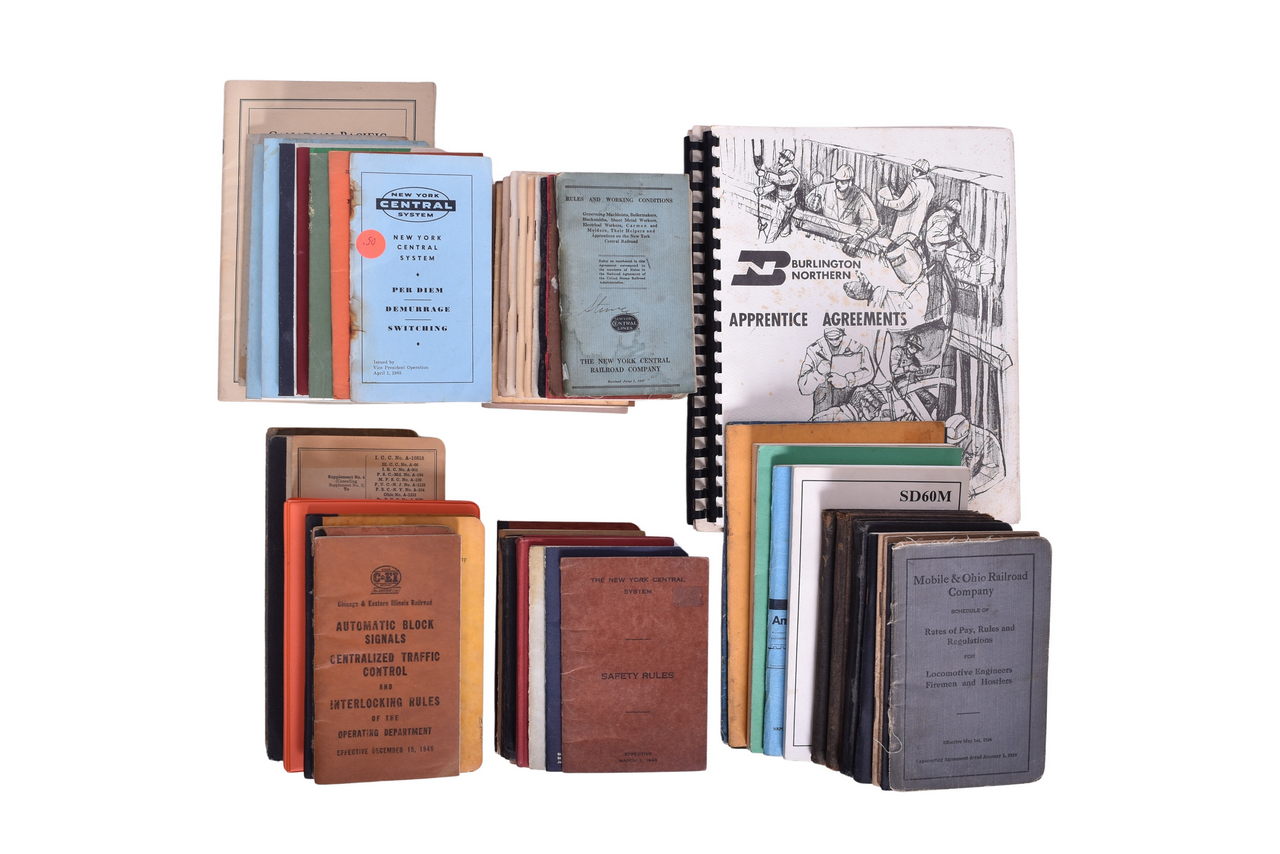 3692 - Railroad Rulebooks, Agreements, Circulars, and More! - Pennsylvania, New York Central, Etc. thumbnail