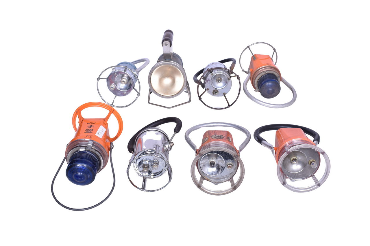 3724 - Eight Battery Powered Railroad Lanterns - Southern, Norfolk and Western, Norfolk Southern thumbnail