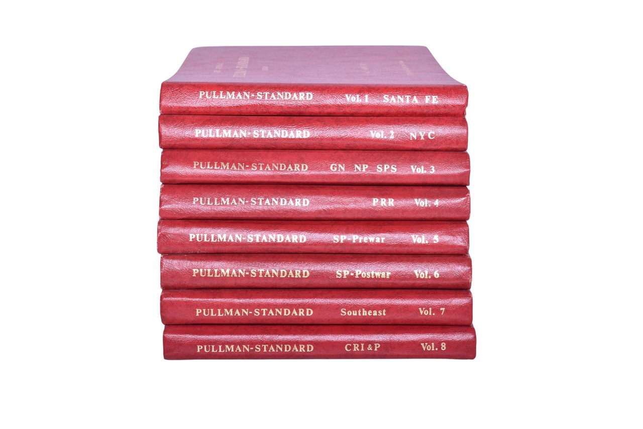 3730 - The Official Pullman Standard Library Vol. 1 Through Vol. 8 - Hardcover Railroad Books thumbnail