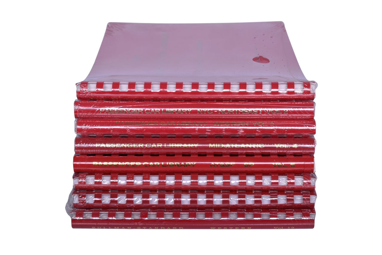 3734 - Eight Railroad Books - The Passenger Car Library and Pullman Standard Library by W. David Randall thumbnail