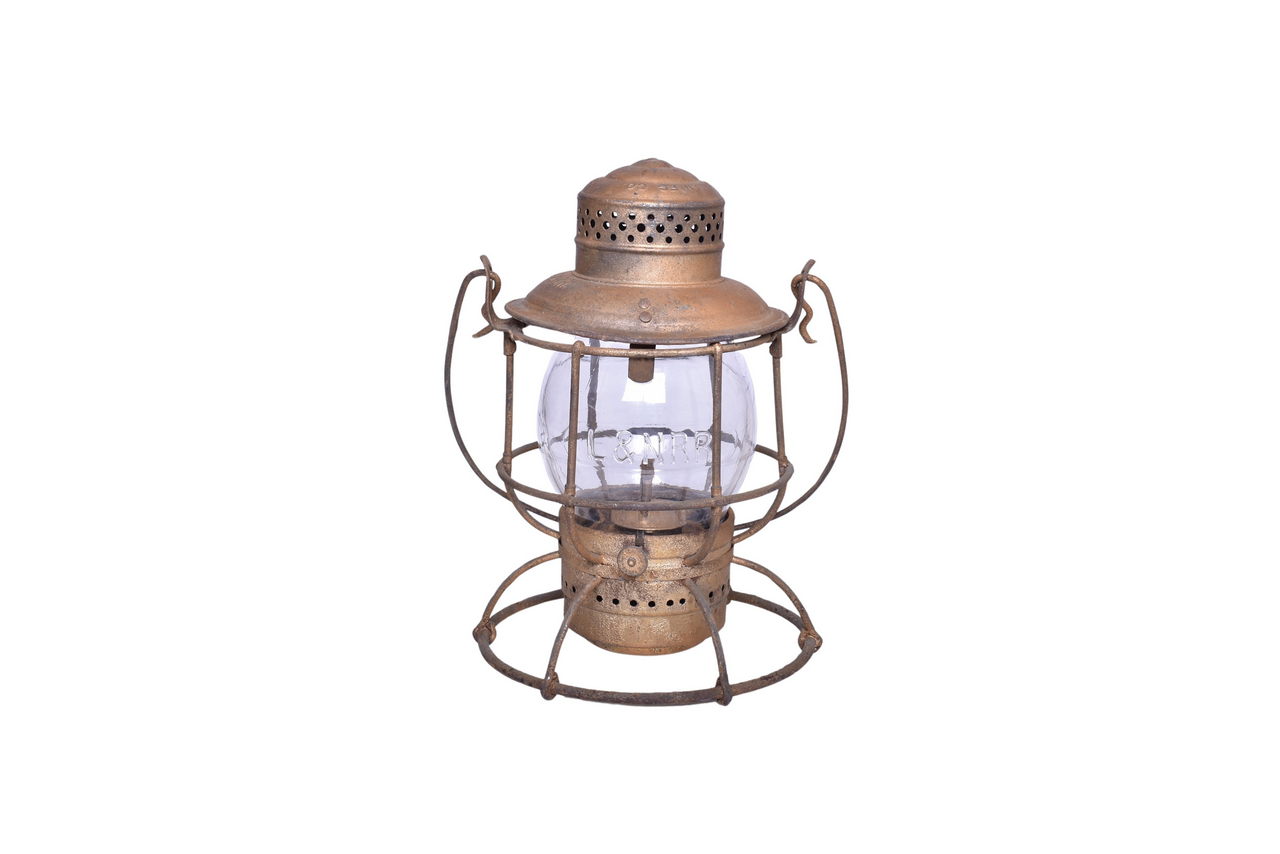 3261 - Armspear Giant Louisville and Nashville Railroad Lantern w/ Clear Cast L&N Globe thumbnail