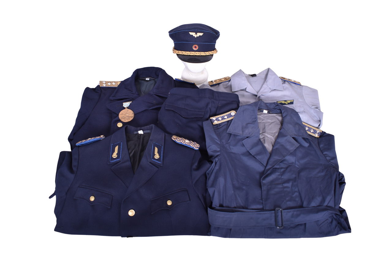 3262 - Deutsche Reichsbahn DB Railroad Uniform - Raincoat, Outer coat, Jacket, Shirt, Pants, and Hat thumbnail