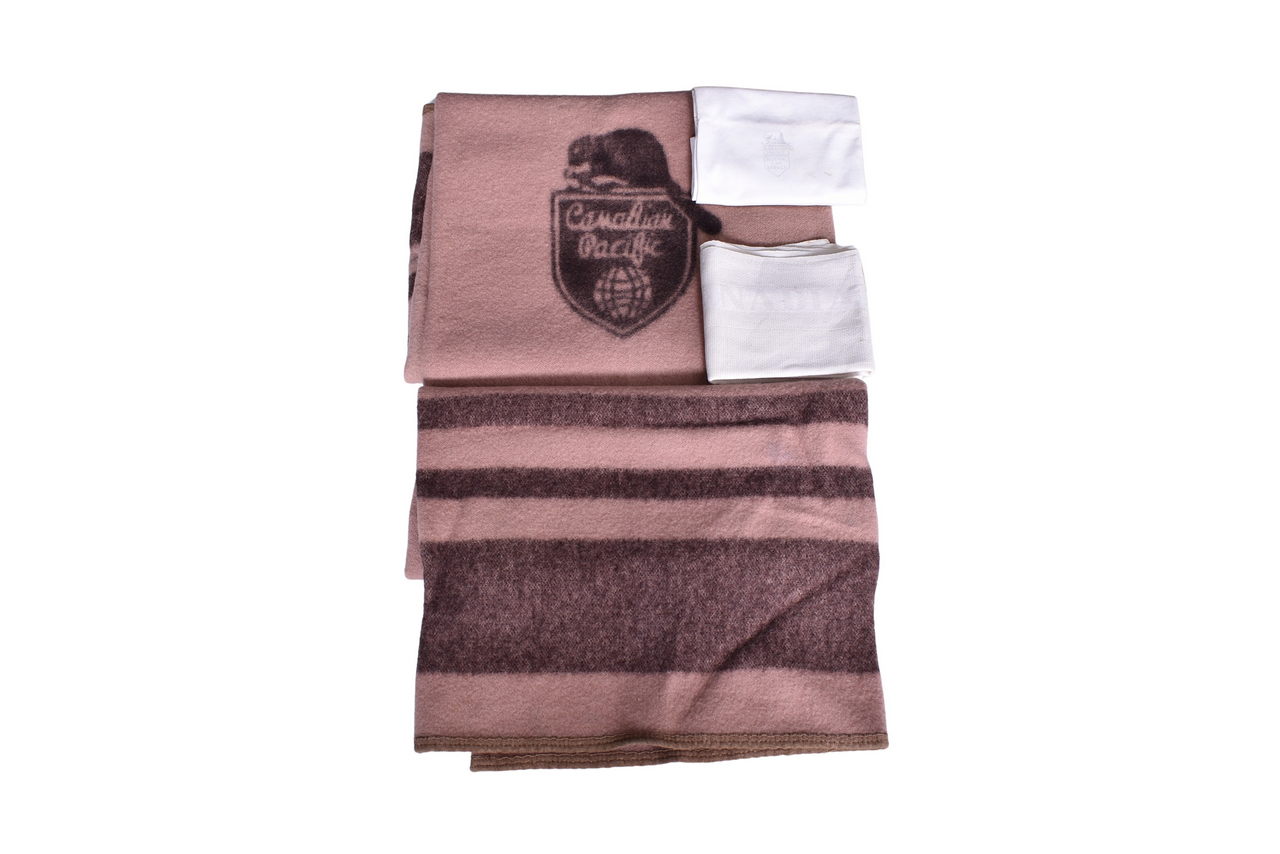 3284 - Canadian Pacific Railway Railroad Wool Blanket, Pillowcase, and Towel thumbnail