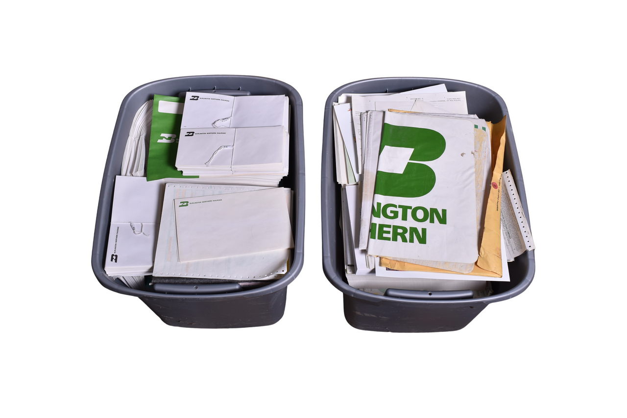 3294 - 1000+ Pages of Burlington Northern Railroad Reports, Forms, Handouts and Employee Paper thumbnail