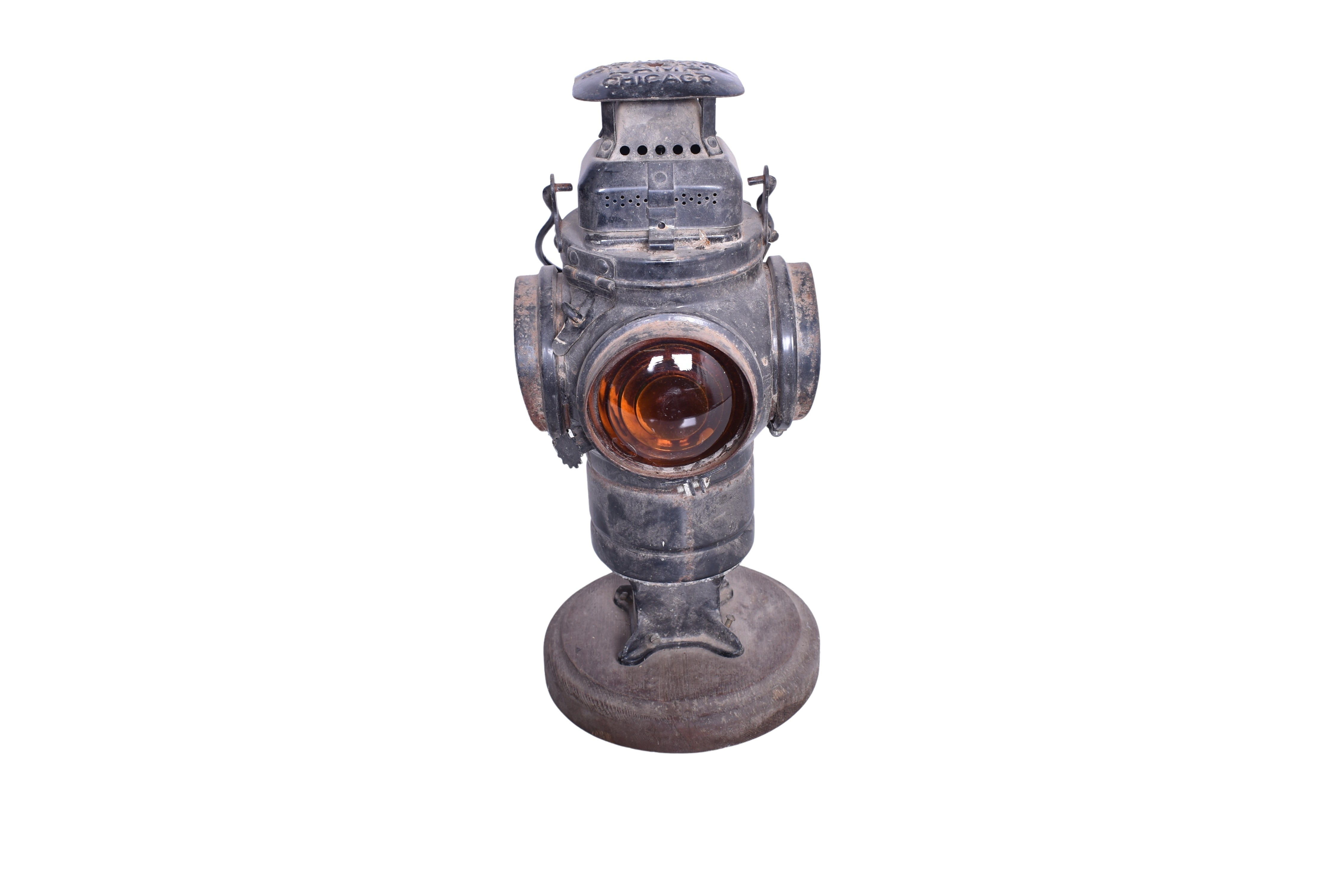 3662A - Electrified Adlake Railroad Switch Lamp thumbnail