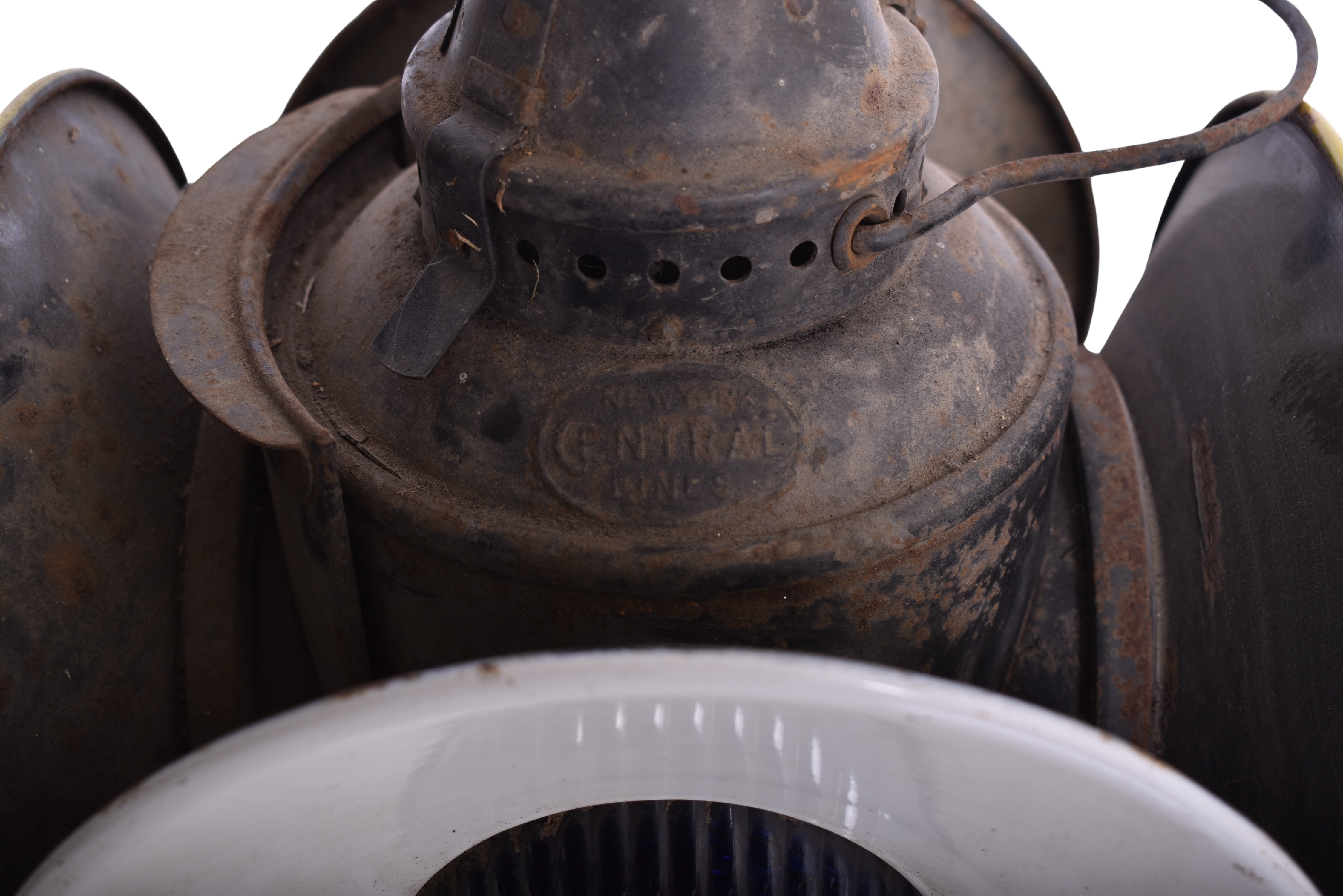 3665A - New York Central Adams & Westlake Switch Lamp w/ Yellow and White Day Targets thumbnail