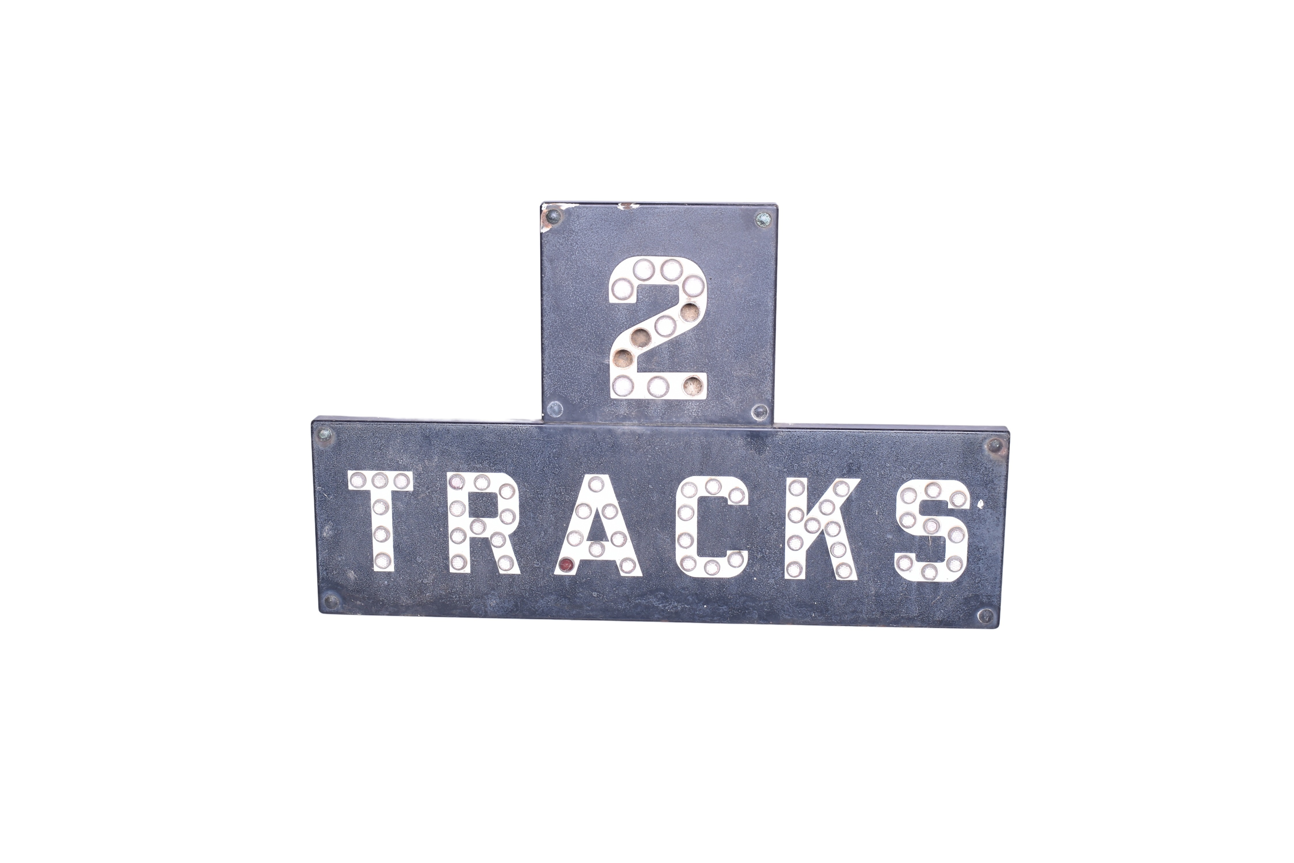 3663A - Porcelain Railroad Crossing 