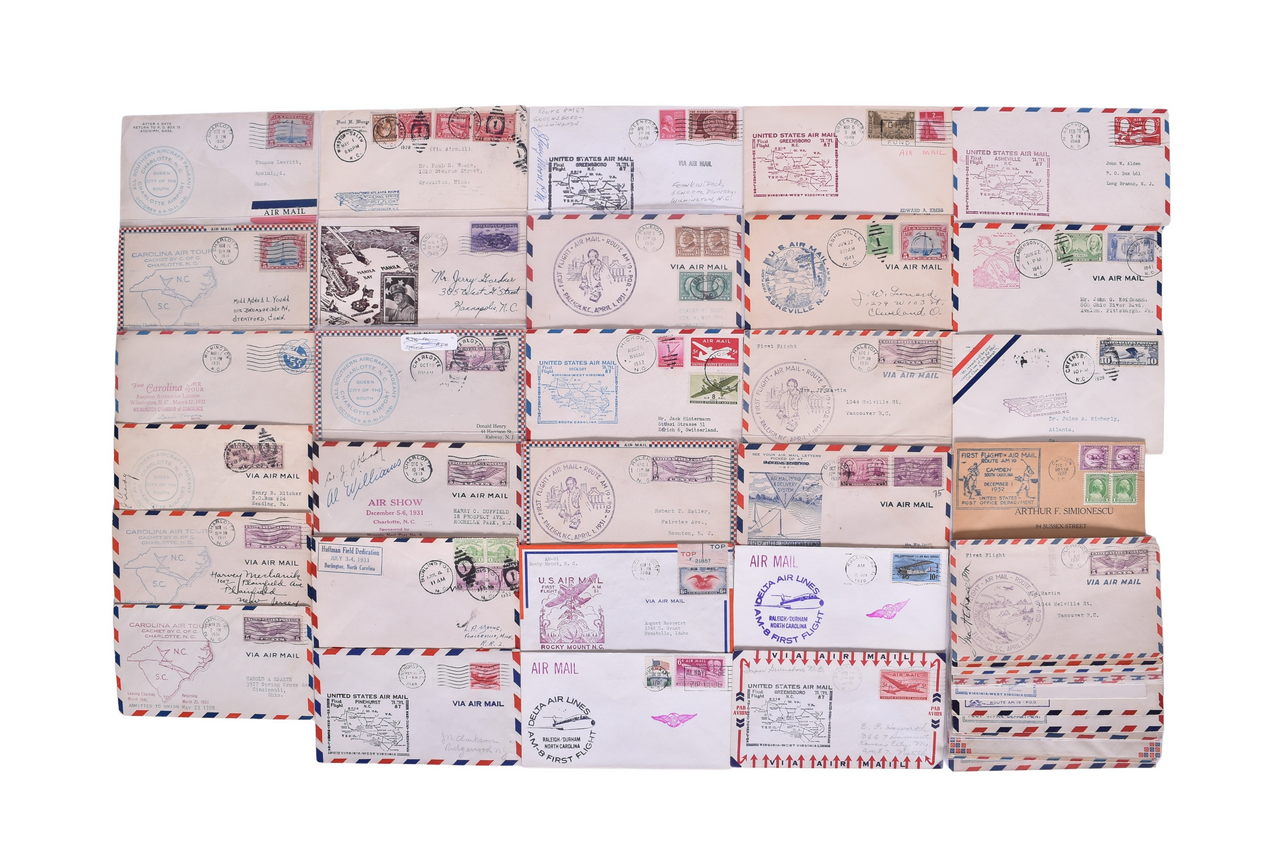 4000 - Forty-Four Carolinas First Flight Covers - Special Aviation Envelopes and Stamps thumbnail