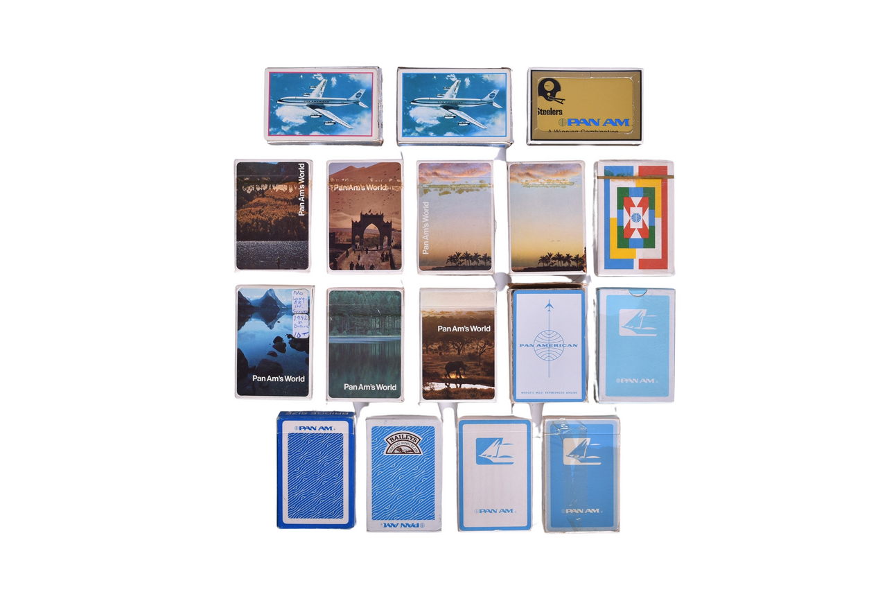 4001 - Seventeen Pan Am Pan American World Airways Advertising Playing Card Decks thumbnail