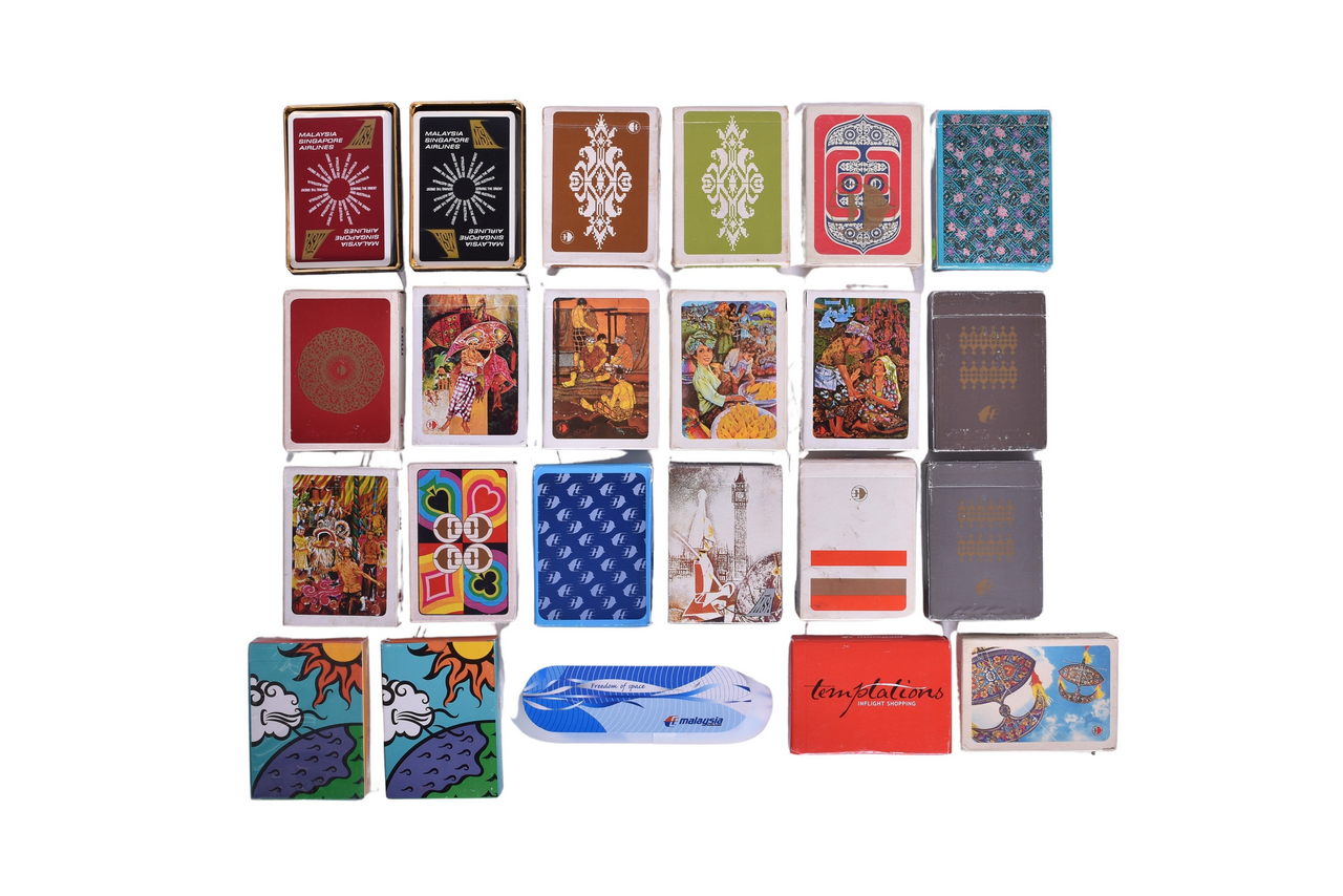 4015 - Twenty-Three Malaysia Airlines and Singapore Playing Card Decks thumbnail