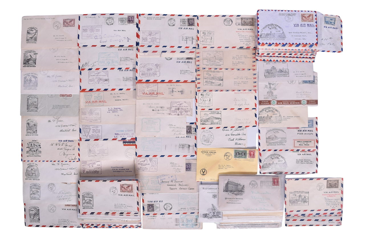 4016 - Over 100+ Canadian First Flight Covers and Advertising Covers - Aviation Envelopes and Stamps thumbnail