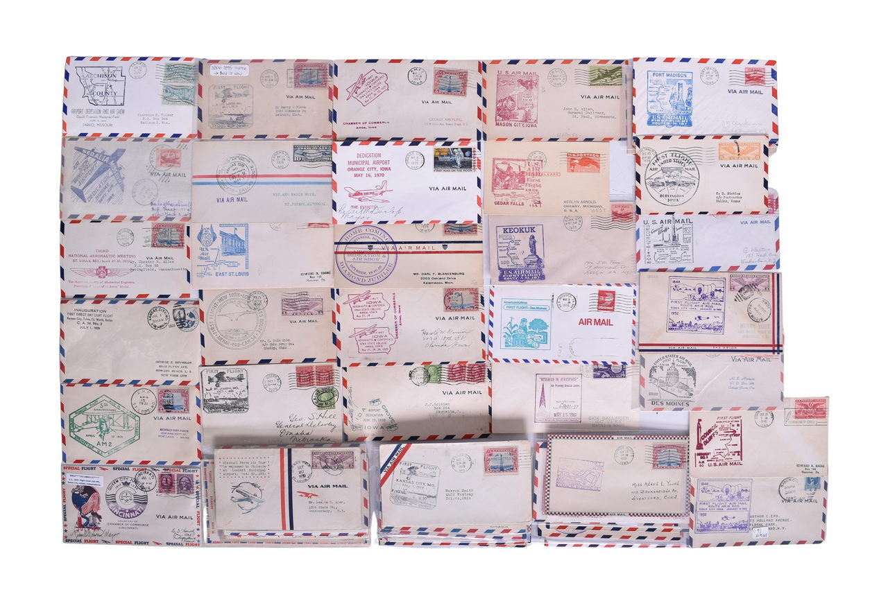 4018 - Over 80+ Missouri and Iowa First Flight Covers - Air Shows, Dedications, Commemorative Stamps, Etc. thumbnail