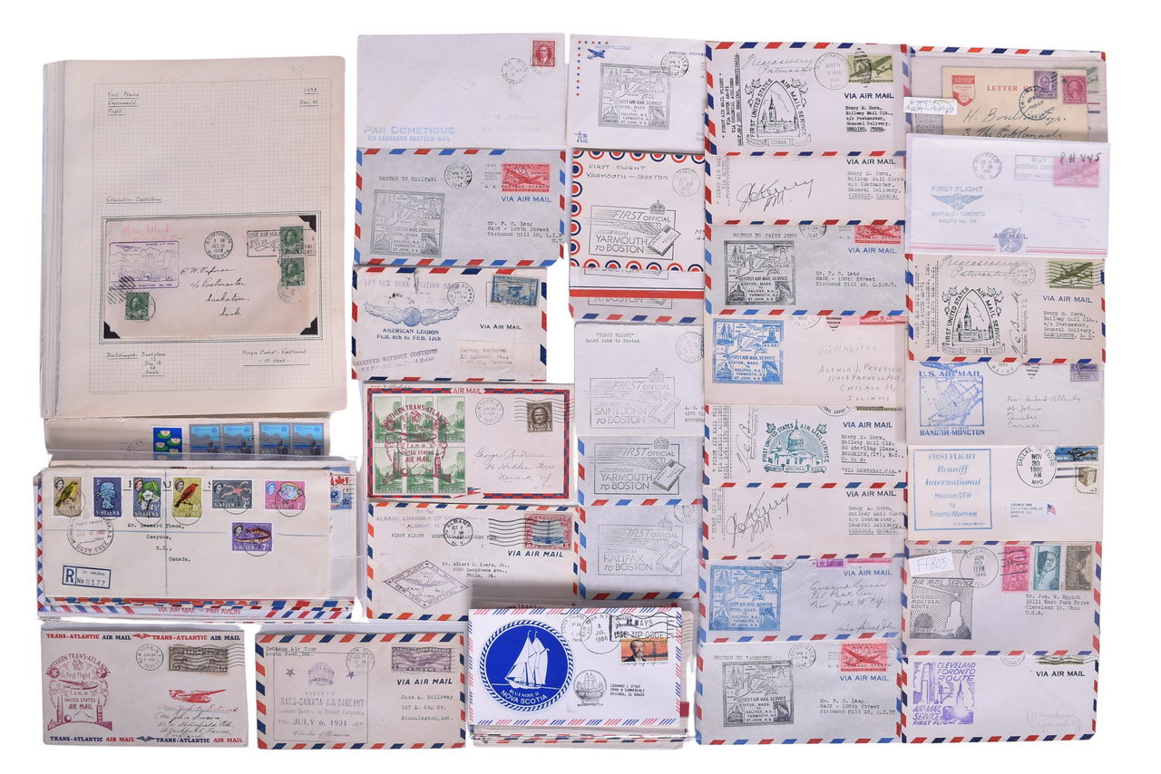4028 - Over 75+ Transatlantic and Canadian First Flight Covers - Special Aviation Envelopes and Stamps thumbnail