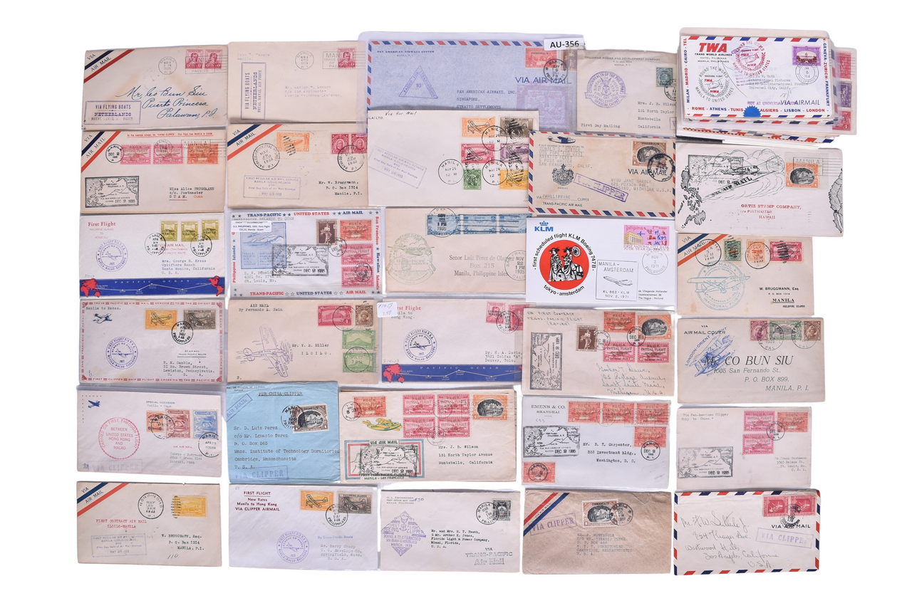 4034 - Over Fifty Philippines First Flight Covers - Special Aviation Envelopes, Cachets, and Stamps thumbnail