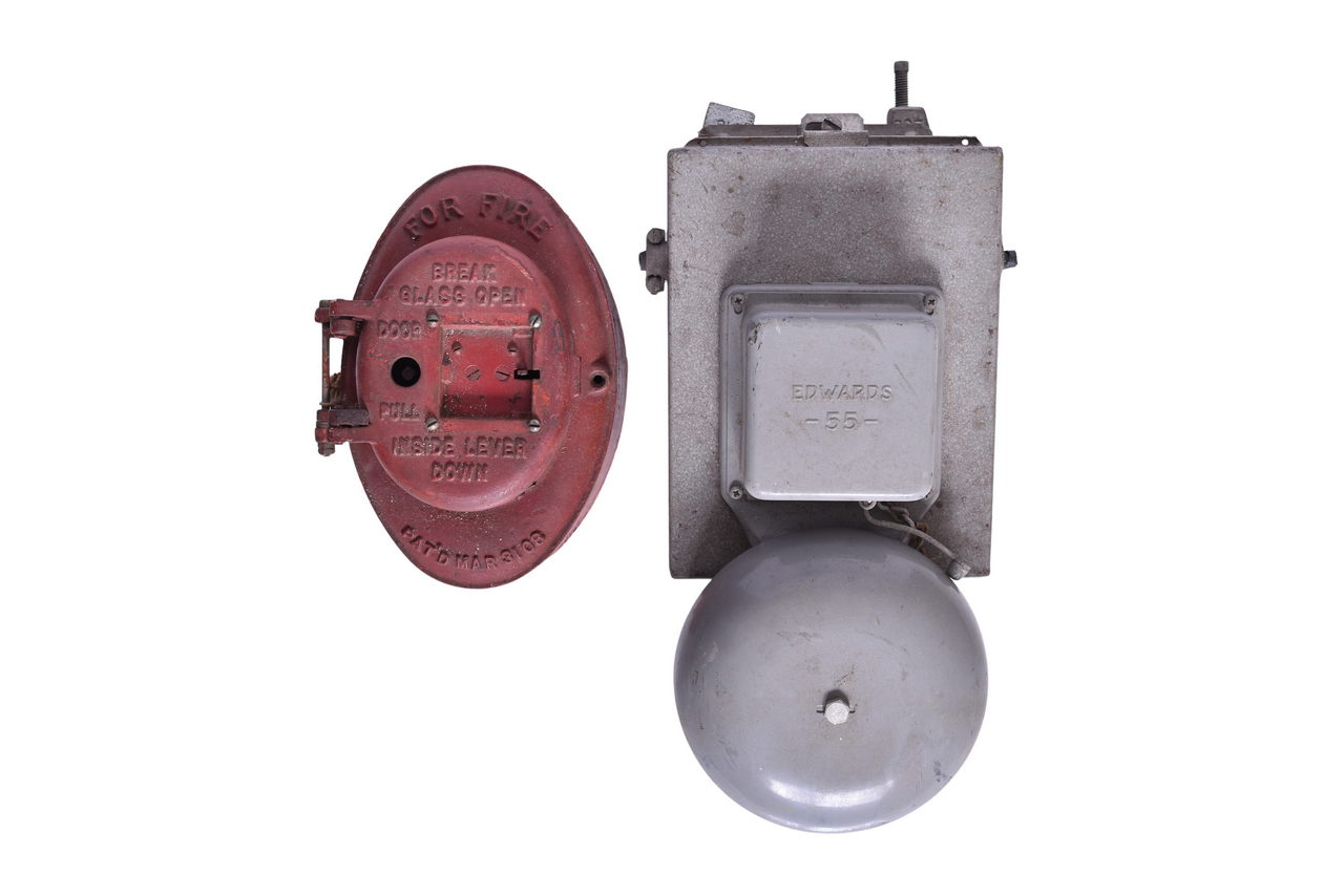 4066 - ADT Cast Iron Fire Department Call Box and Edwards 55 Alarm thumbnail