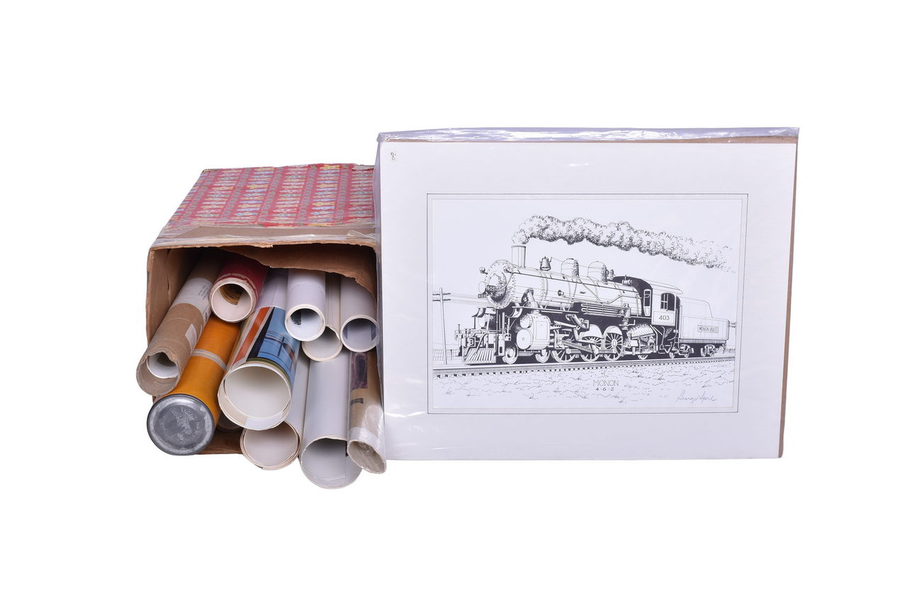 4122 - 12+ Large Railroad Art Prints - Baltimore and Ohio, Southern Pacific, South Shore, New York thumbnail