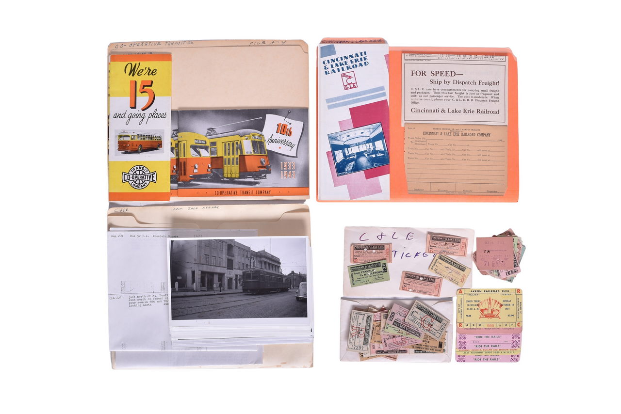 4130 - Cincinnati and Lake Erie Railroad Paper Memorabilia - Photos, Timetables, Tickets and More! thumbnail