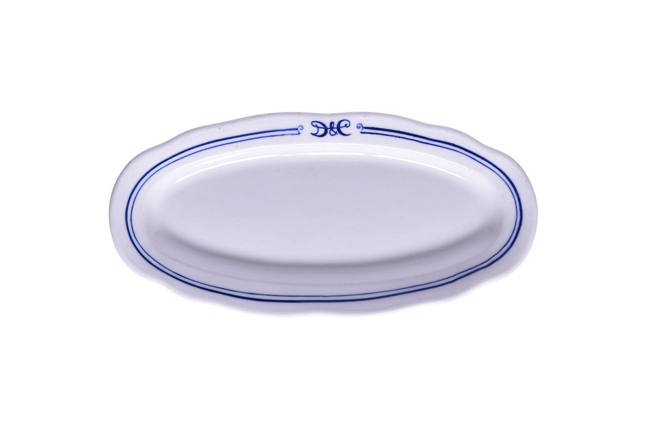 4144 - Detroit & Cleveland Line Steamship China Oval Vegetable Tray Plate thumbnail